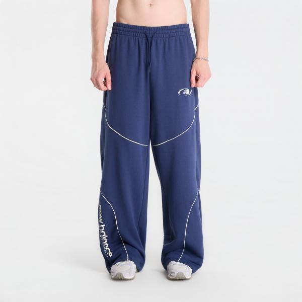 Kalhoty New Balance Trackside French Terry Pant Nb Navy L