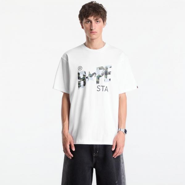 Tričko A Bathing Ape Sta Over Print 1st Camo Bape Sta Tee UNISEX White M