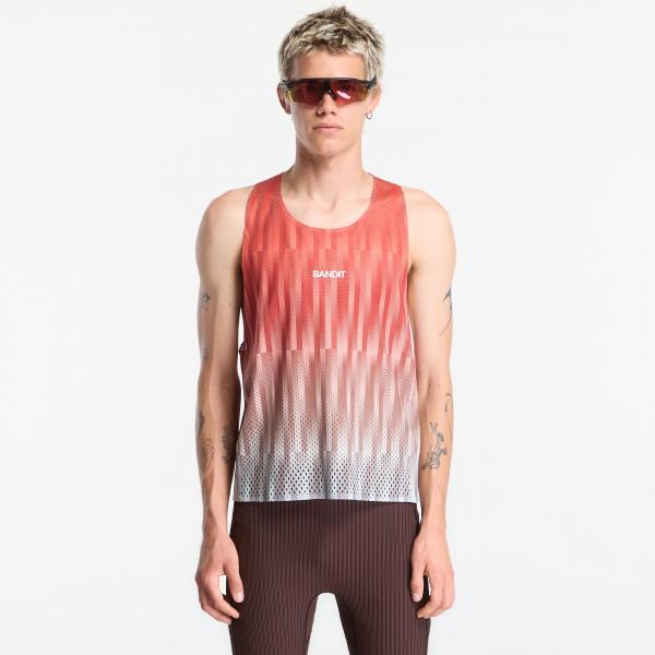 Tílko BANDIT Shredder™ Shorty Race Singlet Uneven Gradient - Poppy L