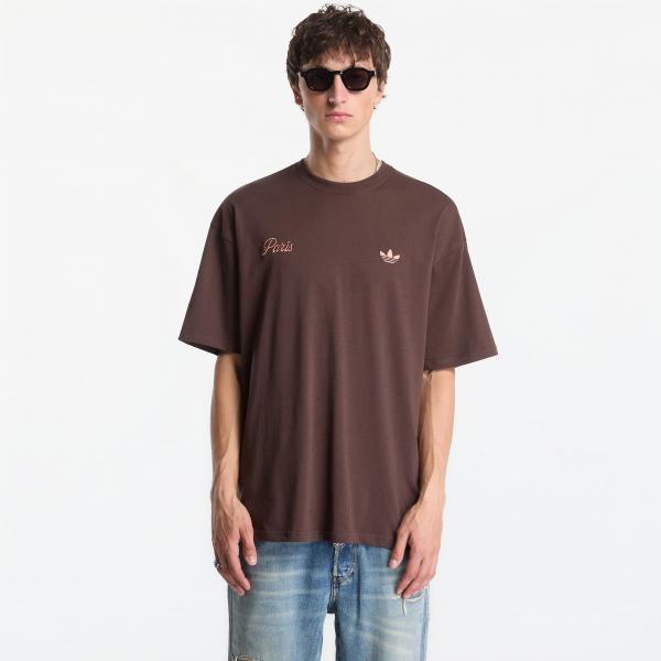 Tričko adidas Paris GFX Tee Brown L