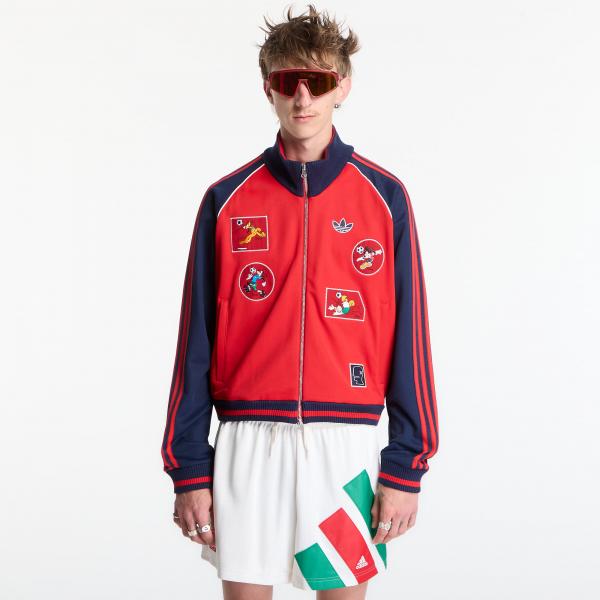 Mikina adidas Brain Dead Disney Tracktop Better Scarlet XXL