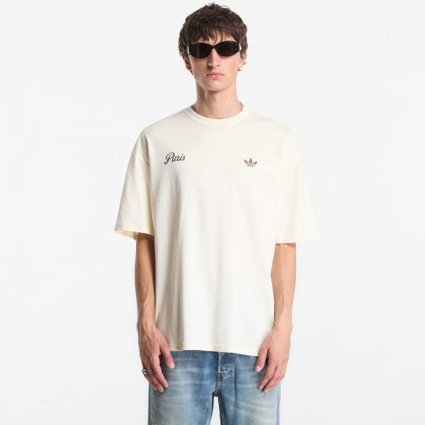 Tričko adidas Paris GFX Tee Cream White L