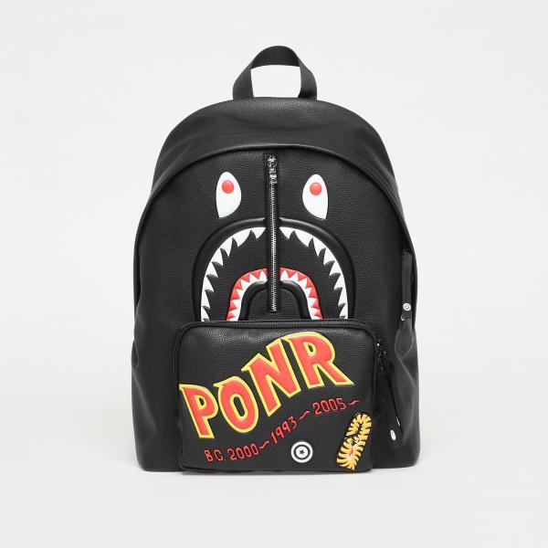 Batoh A Bathing Ape 2nd Shark Daypack Black Universal