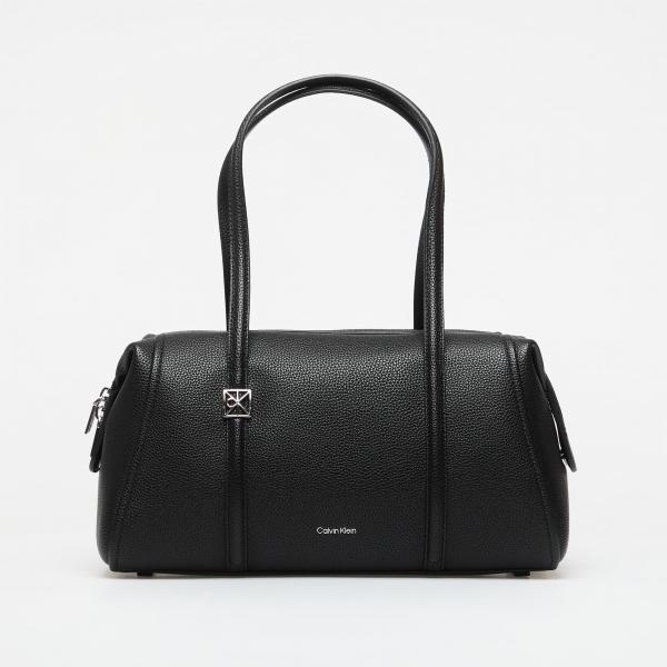 Taška Calvin Klein Emblem Hw Pebble Doctor Shoulder Black Universal