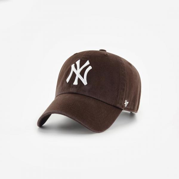 Kšiltovka '47 Brand MLB Clean Up Base Runner New York Yankees Brown Universal