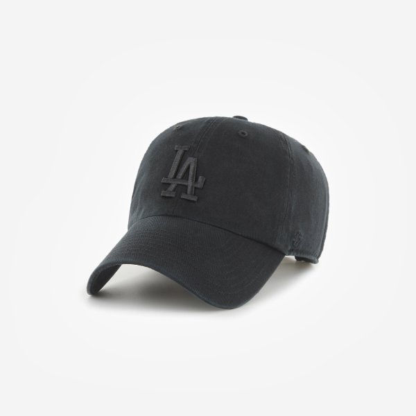 Kšiltovka '47 Brand MLB Clean Up Tonal Los Angeles Dodgers Black Universal