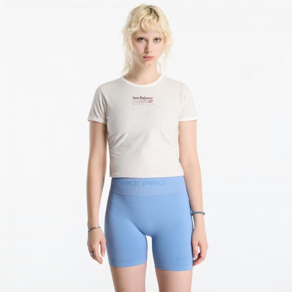 Tričko New Balance Trackside Ringer T-Shirt Linen Heather L