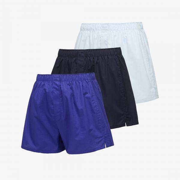 Boxerky Calvin Klein Boxer Trad 3-Pack Blue M