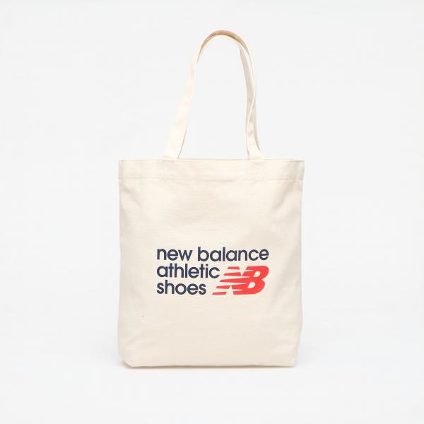 Taška New Balance NB Athletics Graphic Tote Sea Salt/ Nb Navy/ Te Red Universal