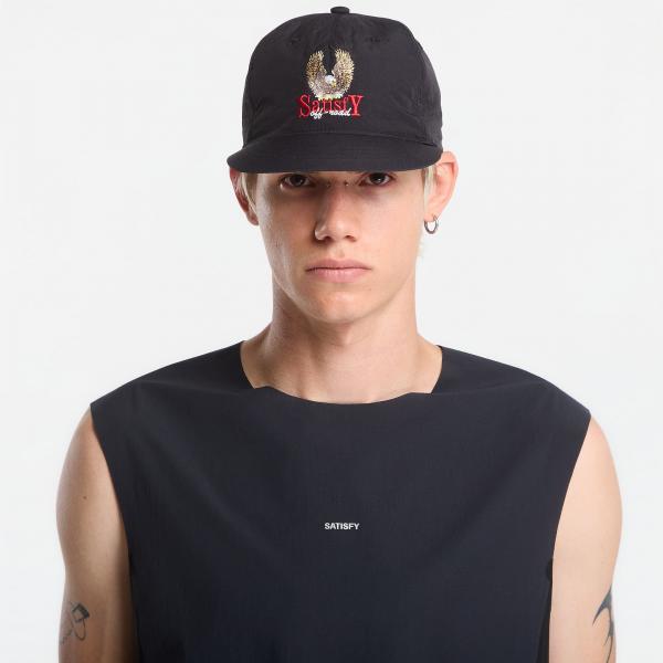 Kšiltovka Satisfy FliteSilk 5 Panel Pinch Cap Matte Black/ Eagle Universal