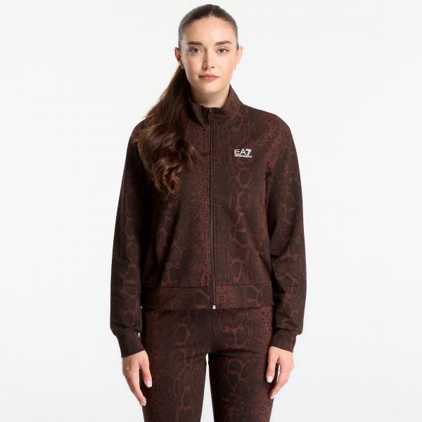 Top EA7 Emporio Armani Train Graphics Series W T-Top Fancy Chicory Coffee XS