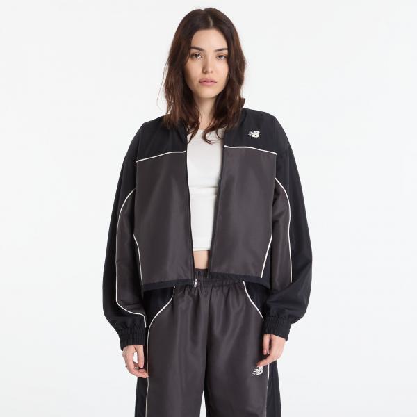 Bunda New Balance Trackside Woven Jacket Black Cement M