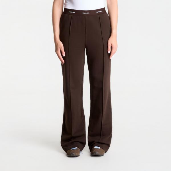 Tepláky Calvin Klein Jeans Terry Logo Waistband Track Pant Dark Coffee L