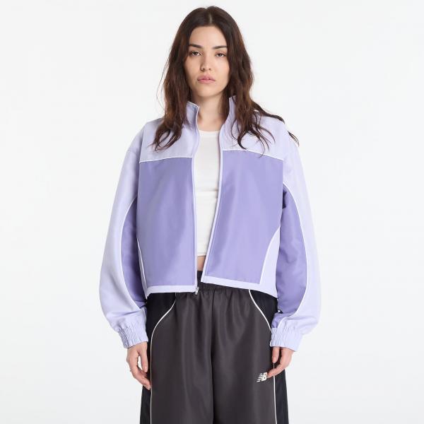 Bunda New Balance Trackside Woven Jacket Dark Smoked Violet M