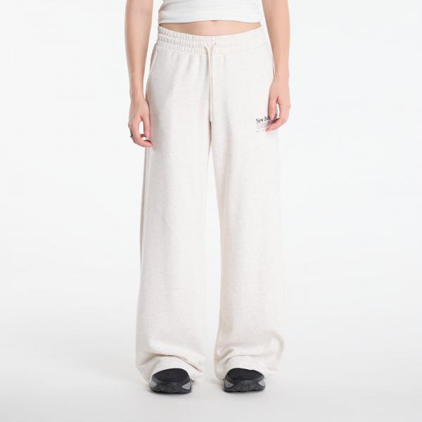 Tepláky New Balance Trackside French Terry Pant Linen Heather L