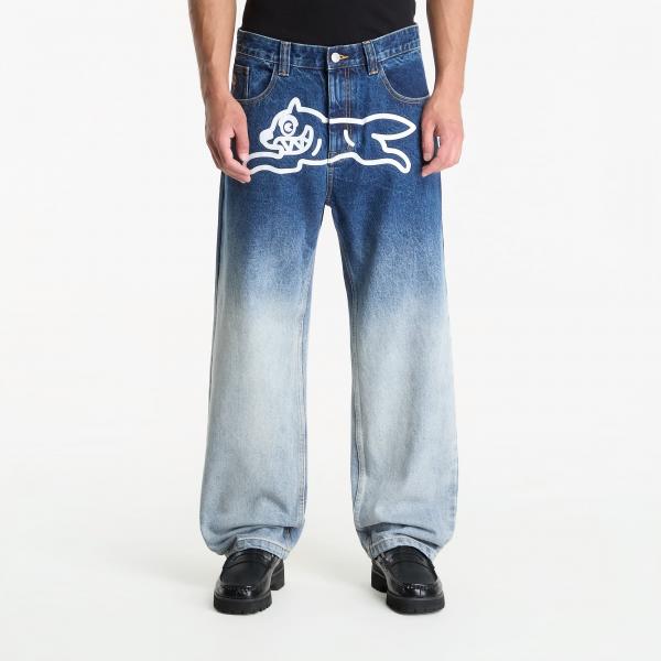 Džíny Billionaire Boys Club Icecream Fade Out Running Dog Double Scoop Denim Pants Mid Wash Blue 36