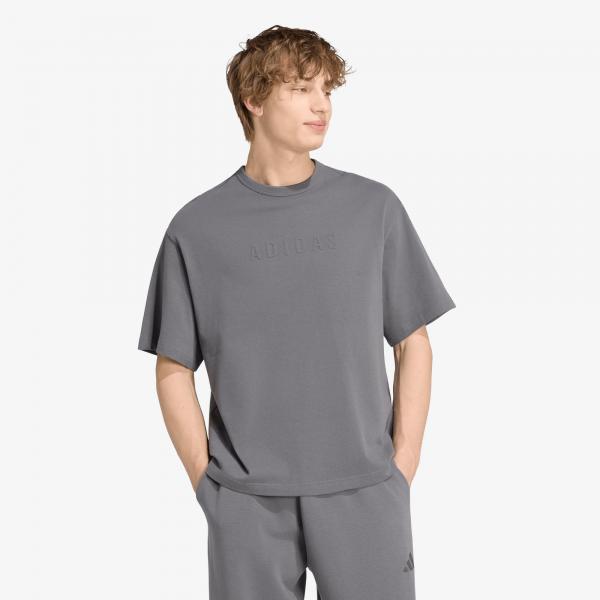 Tričko adidas Soft Lux Graphic T-shirt Grey Five S