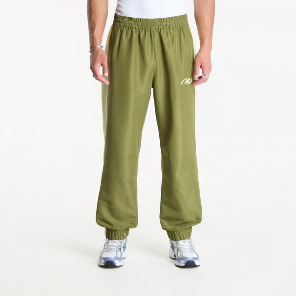 Kalhoty New Balance Trackside Woven Pant Sport Green/ Fennel Seed XL