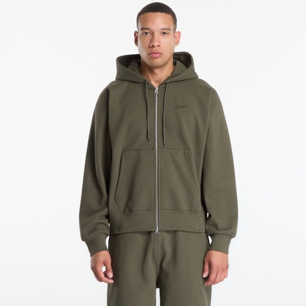Mikina Nike Men's Fleece Full-Zip Hoodie Cargo Khaki XL