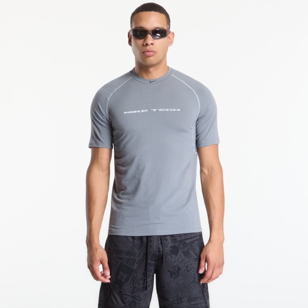 Tílko Nike Tech Men's Dri-FIT Short-Sleeve Top Cool Grey/ Wolf Grey/ Black XS