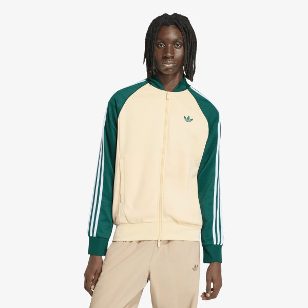 Mikina adidas Sst Track Top Warm Vanilla/ Collegiate Green S