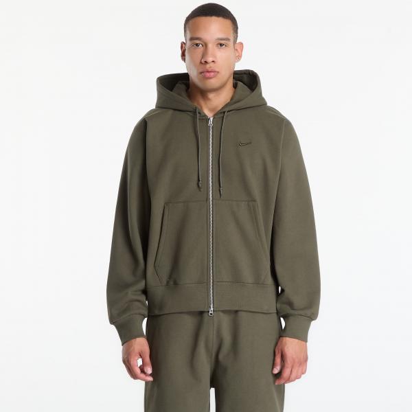 Mikina Nike Men's Fleece Full-Zip Hoodie Cargo Khaki XS