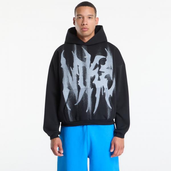 Mikina Nike Standard Issue Men's Brushed Pullover Basketball Hoodie Black/ White/ Pale Ivory XXL