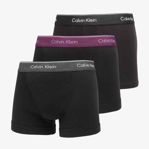Trenky Calvin Klein Trunk 3-Pack Purple XL