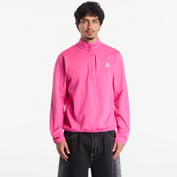 Tílko Nike ACG "Wolf Grid" Men's Therma-FIT 1/2-Zip Hiking Top Desert Pink/ Summit White M