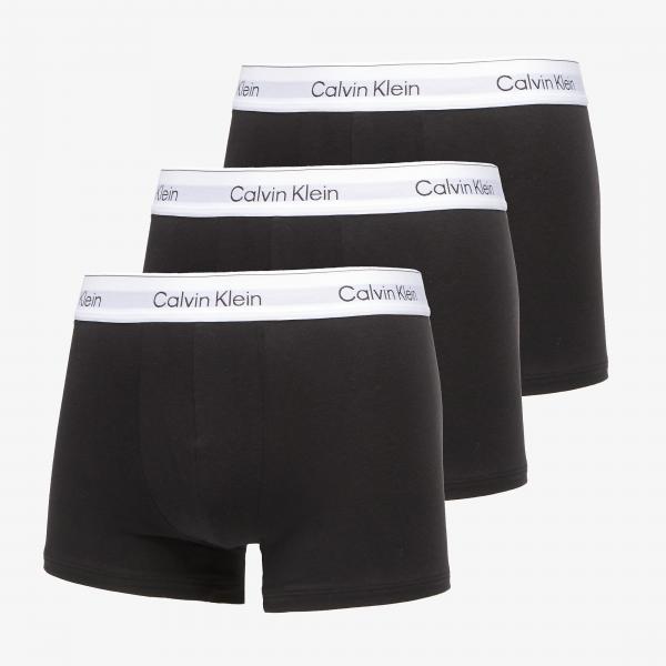Trenky Calvin Klein Trunk 3-Pack Black M