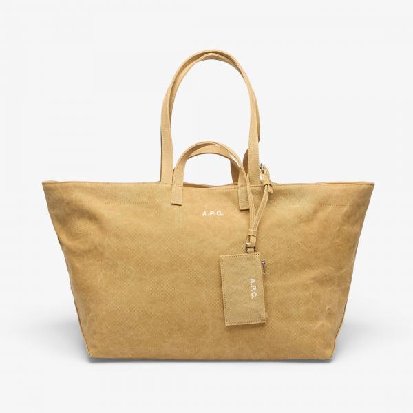 Taška A.P.C. Le Drummer Toile Bag Dark Beige Universal