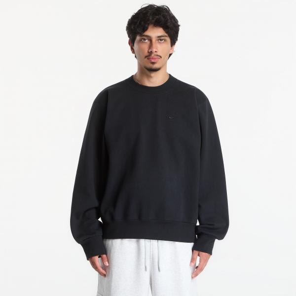 Mikina Nike Men's Fleece Crew-Neck Sweatshirt Black XXL