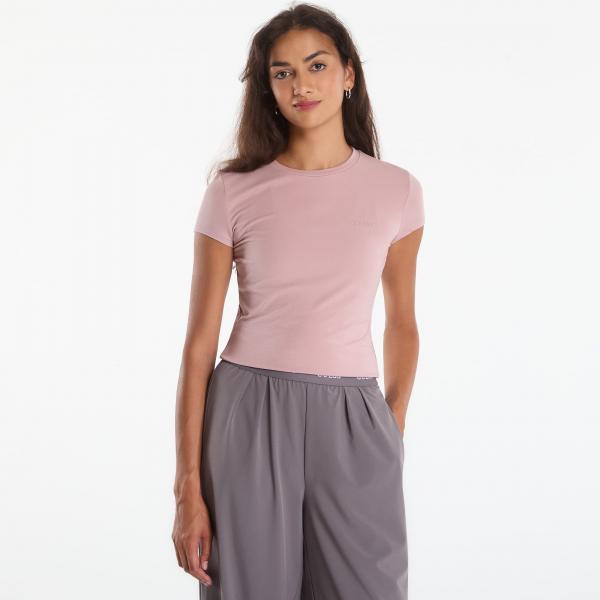 Tričko GUESS Lotus Slim Ss T-Shirt French Mauve S