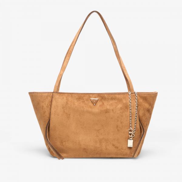 Kabelka Guess Devon 3 Comp Tote Brown Universal