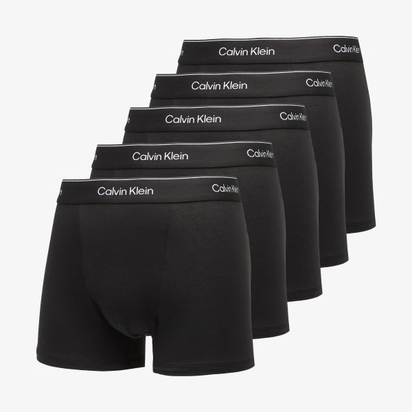 Trenky Calvin Klein Relaxed Fit Trunk 5-Pack Black XL