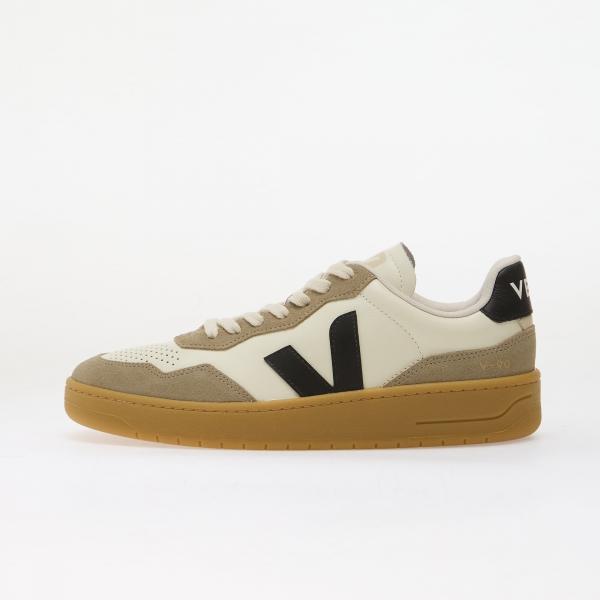 Tenisky Veja V-90 O.T. Leather Pure/ Black/ Natural EUR 41