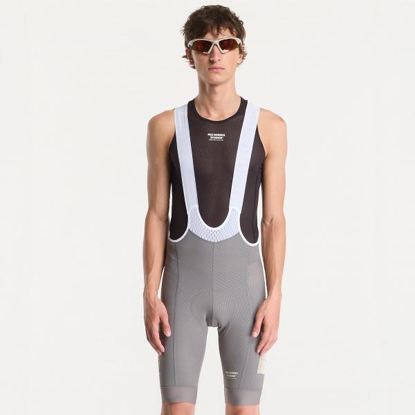 Šortky Pas Normal Studios Mechanism Logo Bibs Medium Grey L