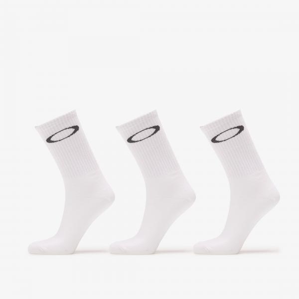 Ponožky Oakley Ellipse Crew Sock White L