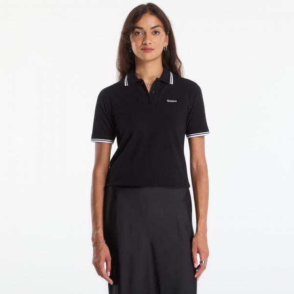 Tričko Queens Women Polo Tee Black L