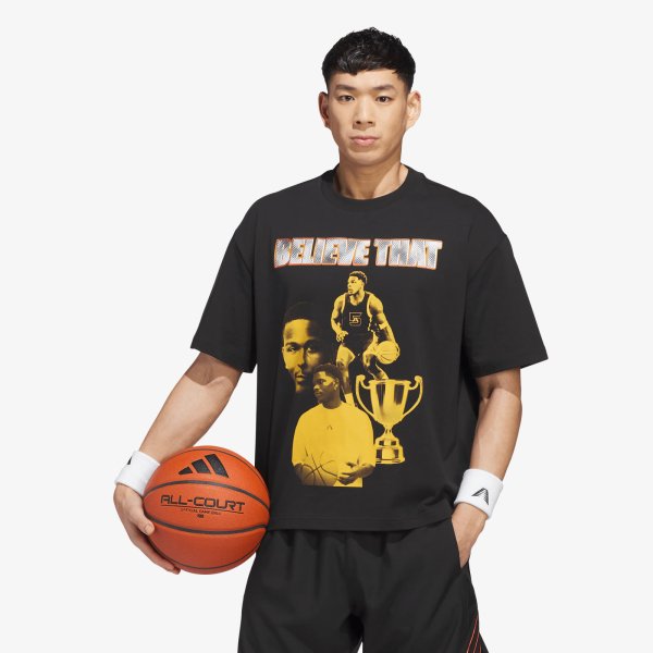 Tričko adidas Performance Anthony Edwards Bling T-Shirt Black M