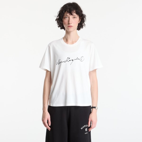 Tričko MM6 T-Shirt Off White M