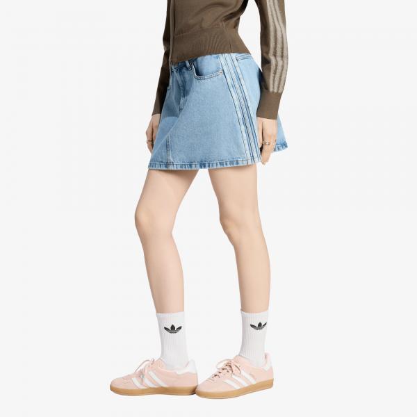Sukně adidas Mid Rise Denim Skirt Light Denim 6