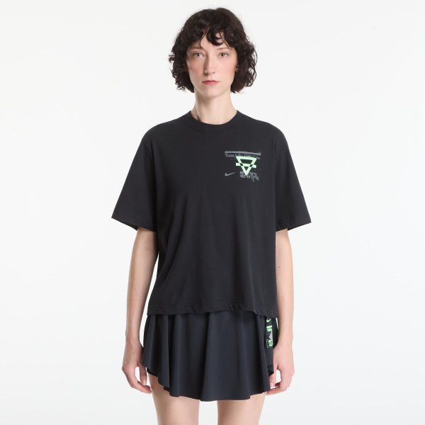 Tričko Nike Swift Women's Dri-FIT Running T-Shirt Black/ No/ Illusion Green S