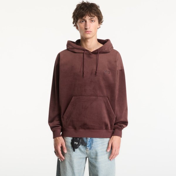 Mikina Y-3 Velvet Corduroy Hoodie UNISEX Night Red M