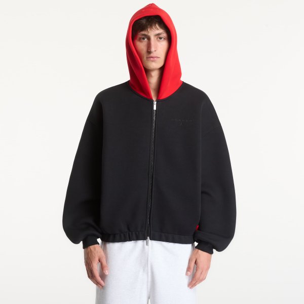 Mikina Jordan Flight Men's Pullover Hoodie Black/ University Red S