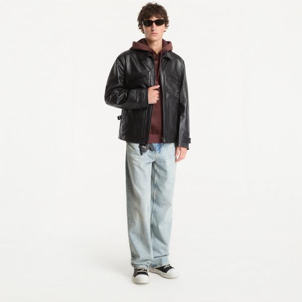 Bunda Y-3 Leather Blouson Black XL
