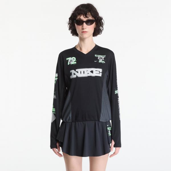 Tričko Nike Swift Women's Long-Sleeve Running Top Black/ Iron Grey/ Reflective Silv M