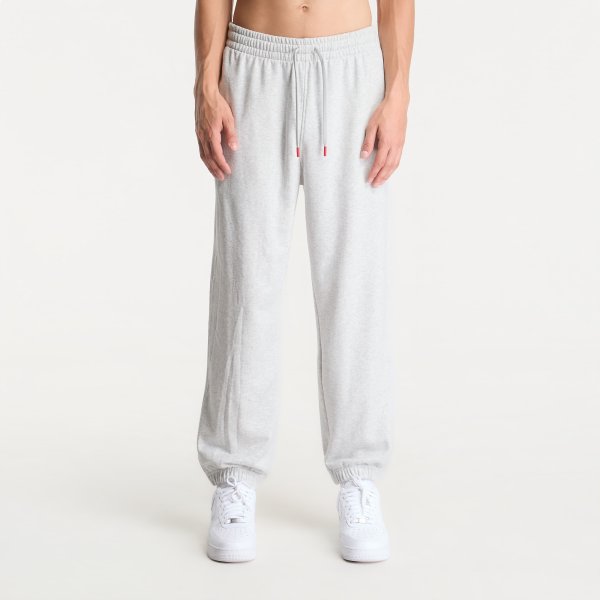 Tepláky Jordan Brooklyn Fleece Men's Pants Neutral Grey/ Htr/ University Red M