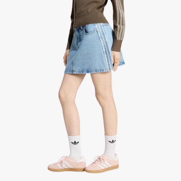 Sukně adidas Mid Rise Denim Skirt Light Denim 8