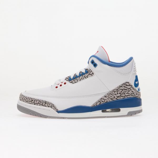 Tenisky Air Jordan 3 Retro "True Blue" White/ Fire Red-True Blue EUR 38.5